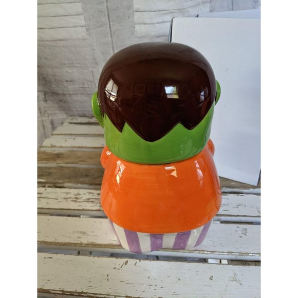 Frankenstein Halloween cookie jar dog‎ canister sto - Picture 4 of 9